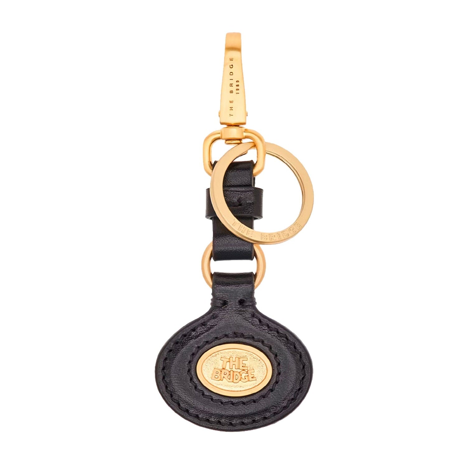 The Bridge Duccio Key Ring Key Case The Bridge Black