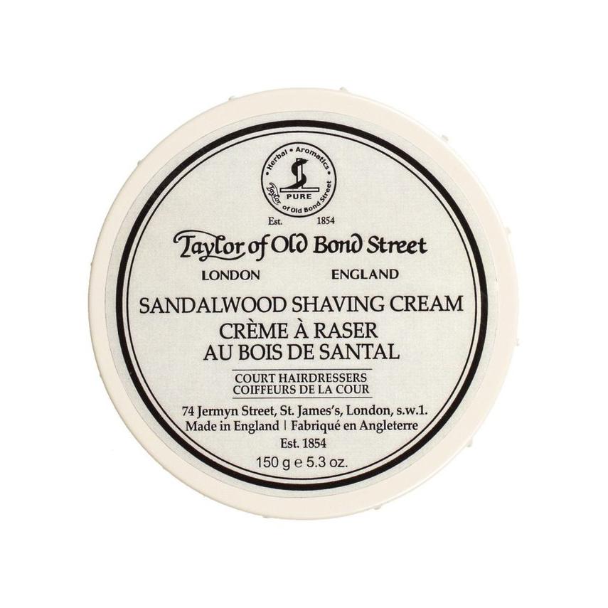 Taylor of Old Bond Street Shaving Cream Bowl, Sandalwood Shaving Cream Taylor of Old Bond Street 5.3 oz (150 g)