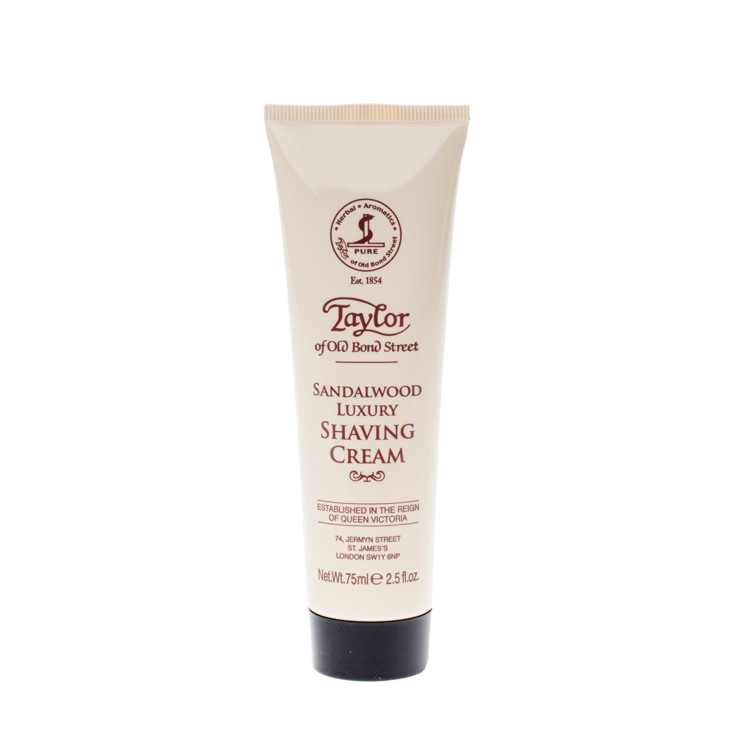 Taylor of Old Bond Street Classic Shaving Cream Travel Tube, Sandalwood Shaving Cream Taylor of Old Bond Street