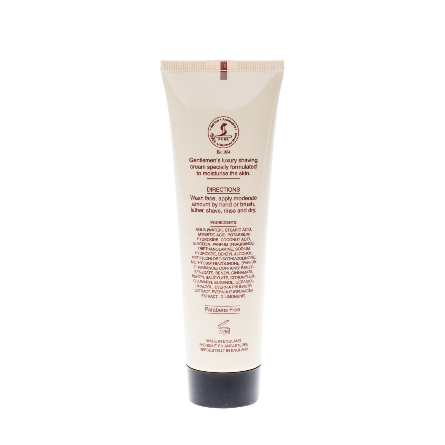 Taylor of Old Bond Street Classic Shaving Cream Travel Tube, Sandalwood Shaving Cream Taylor of Old Bond Street