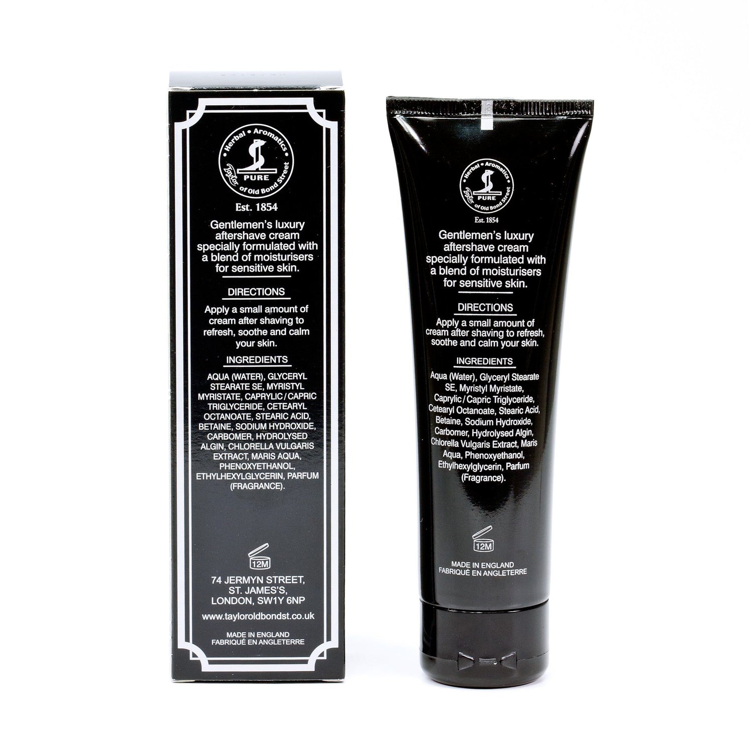 Taylor of Old Bond Street Jermyn Street Aftershave Balm for Sensitive Skin Aftershave Balm Taylor of Old Bond Street