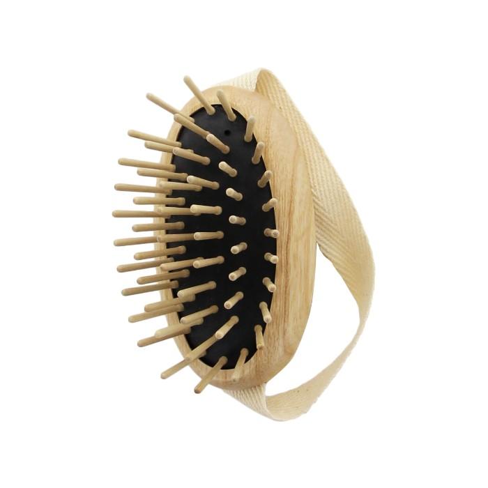 TEK Scalp Massage Brush, Ash Wood Handle TEK