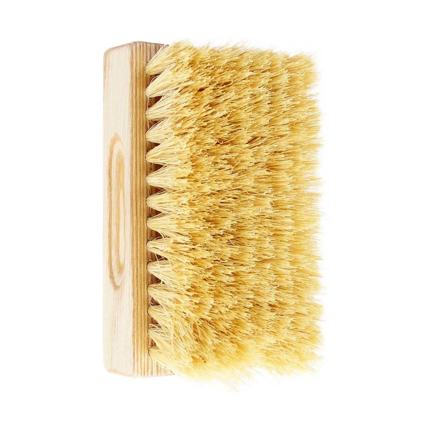 TEK Natural Ash Wood Bath Brush Without Handle, Tampico or Boar Bristles Bath Brush TEK