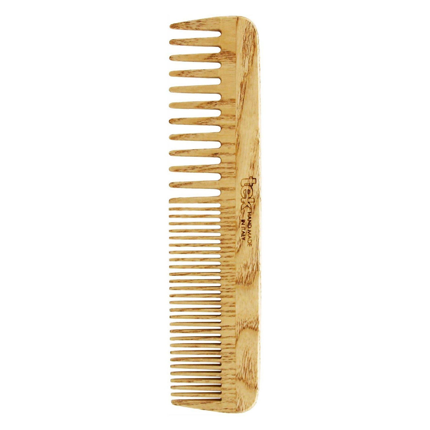 TEK Large Double-Tooth Wooden Hair Comb Comb TEK