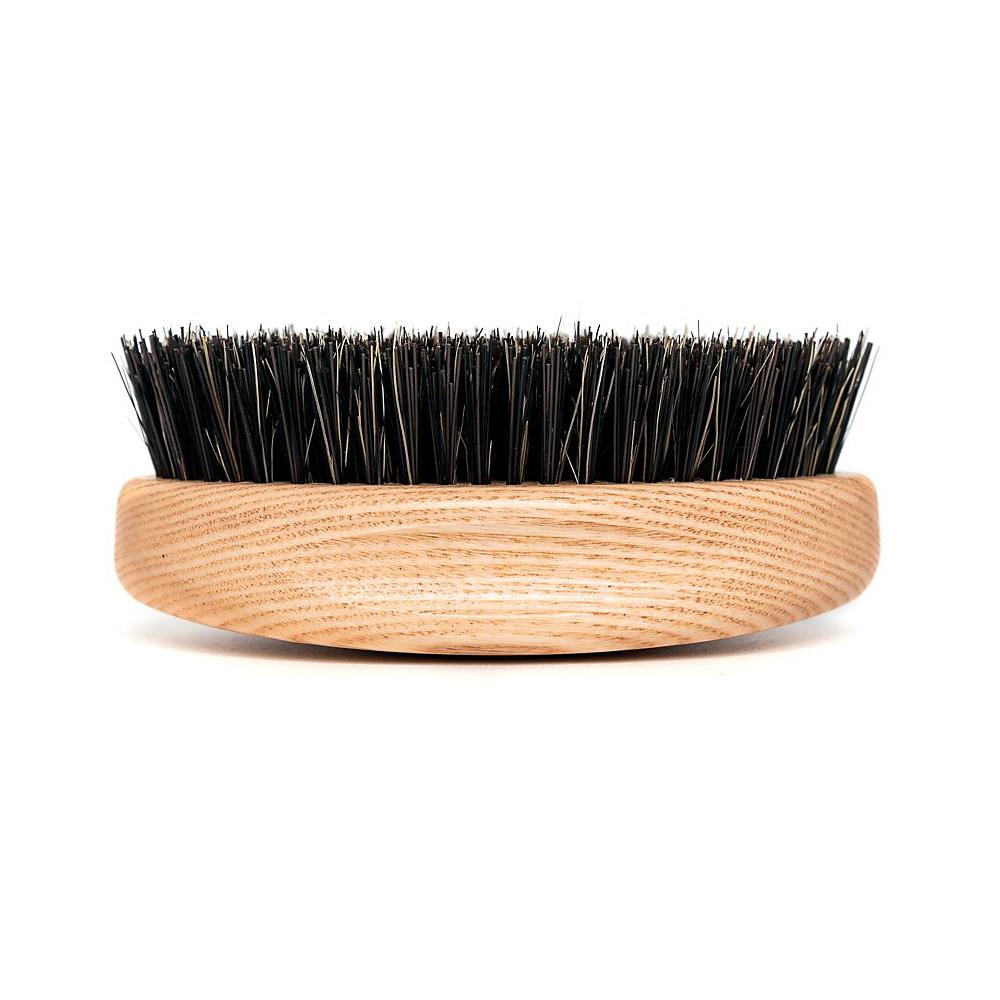TEK Ash Wood Military Hair Brush with Boar Bristles Hair Brush TEK