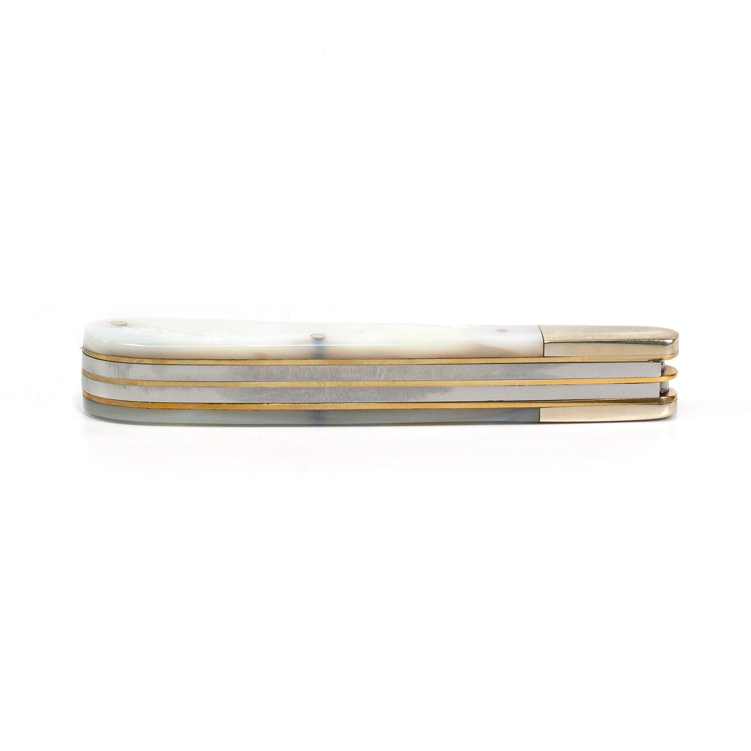 Taylor's Eye Witness Premier Collection Twin Blade Gentleman Clip Point Pocket Knife, Mother of Pearl Pocket Knife Taylor's Eye Witness
