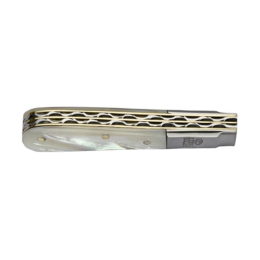 Taylor's Eye Witness Premier Collection Twin Blade Barlow Pocket Knife, Mother of Pearl Pocket Knife Taylor's Eye Witness