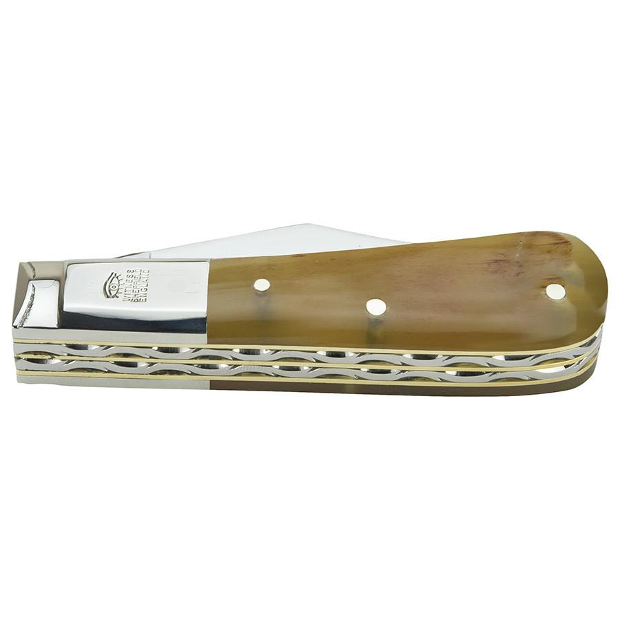 Taylor's Eye Witness Premier Collection Twin Blade Barlow Pocket Knife, Rams Horn Pocket Knife Taylor's Eye Witness