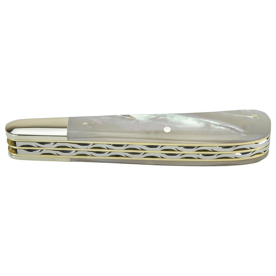 Taylor's Eye Witness Premier Collection Twin Blade Gents Clip Point Knife, Mother of Pearl Pocket Knife Taylor's Eye Witness