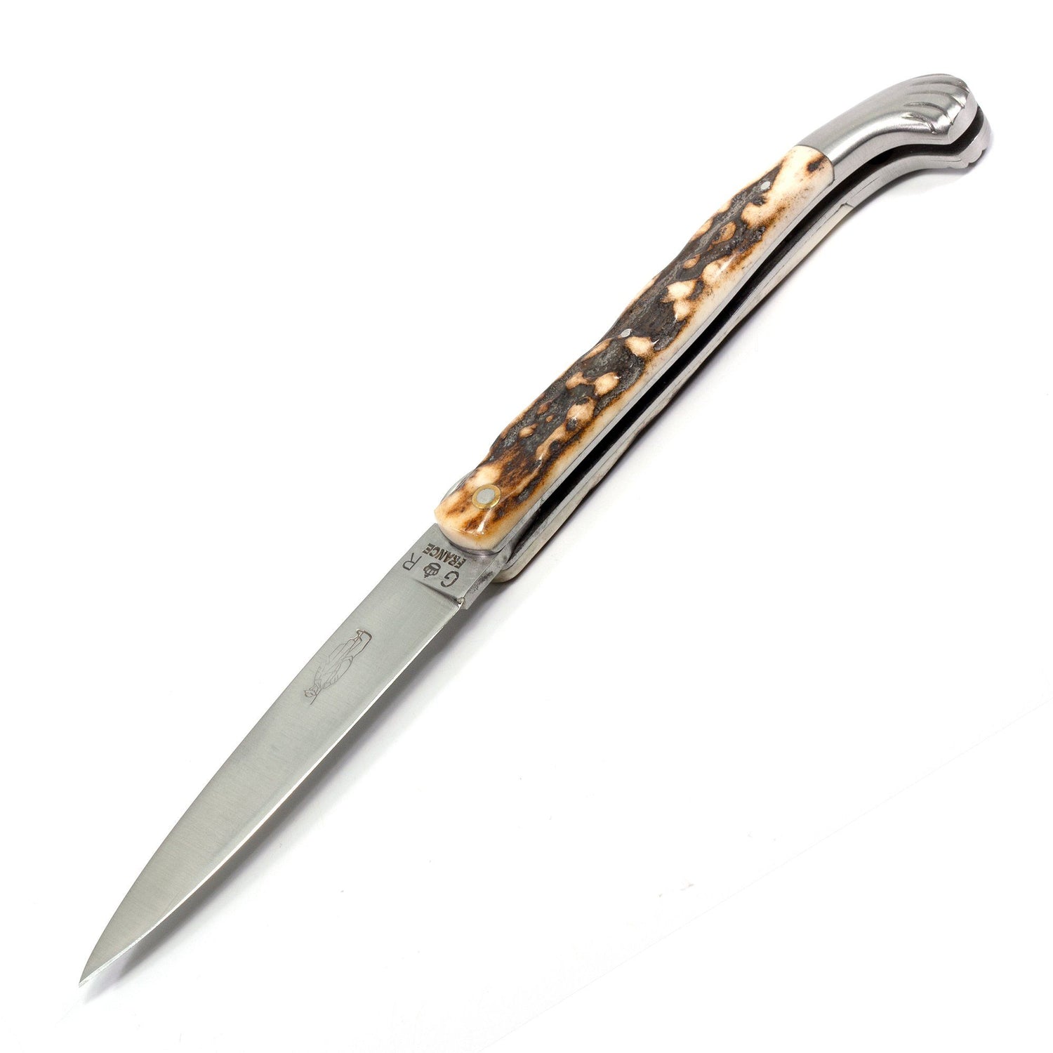 Thiers Issard Traveller Knife, Stag Horn Handle Pocket Knife Thiers Issard