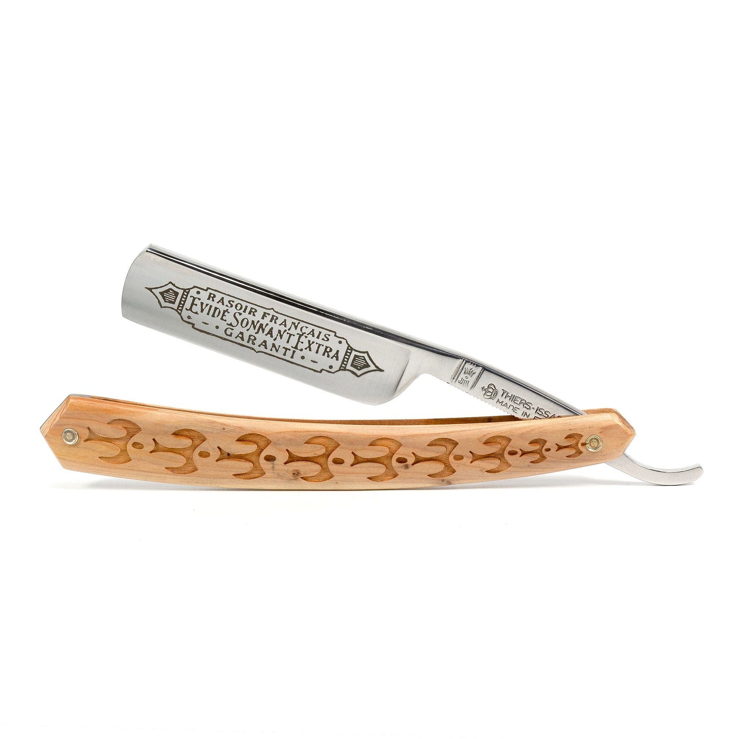 Thiers Issard 1196 Decorated Juniper 5/8” Straight Razor Straight Razor Thiers Issard