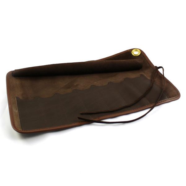 Thiers Issard Seven-Razor Brown Leather Carrying Case Razor Case Thiers Issard