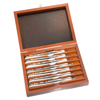 Thiers Issard "Bijou De France" 7 Day Straight Razor Limited Edition Straight Razor Thiers Issard Set with Case 