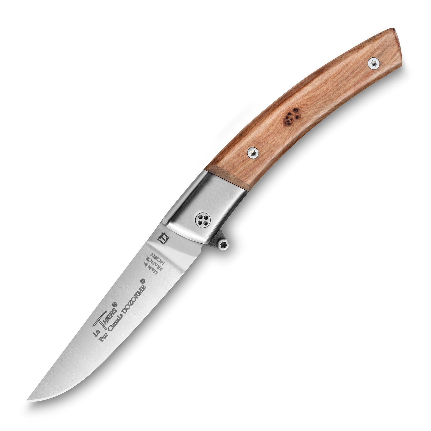 Claude Dozorme Le Thiers Pocket Knife Pocket Knife Claude Dozorme Juniper Wood