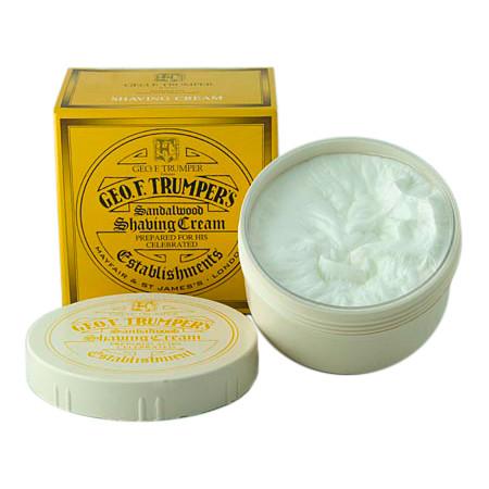 Geo. F. Trumper Sandalwood Shaving Cream, Large Tub Shaving Cream Geo F. Trumper