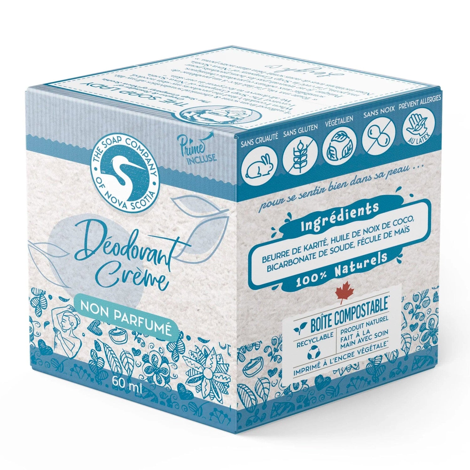 The Soap Company of Nova Scotia Deodorant Cream Deodorant The Soap Company of Nova Scotia