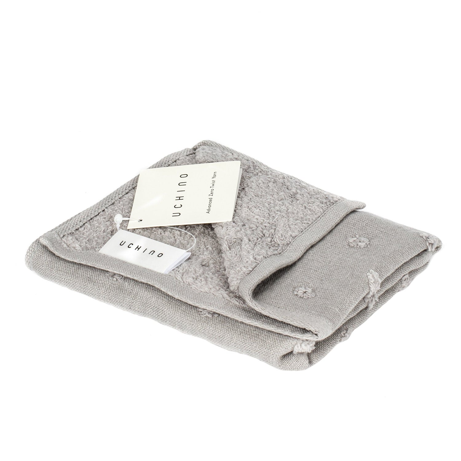 Uchino Zero Twist Gauze Dot Towel Towel Uchino Washcloth (34 x 40 cm)