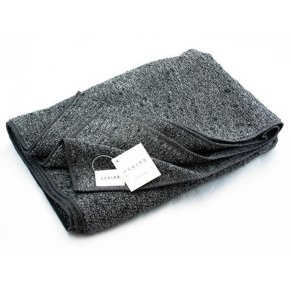 Uchino Kishu Binchotan Charcoal Odour-Eliminating Cotton Towel Towel Uchino Bath Towel (70 x 140 cm)