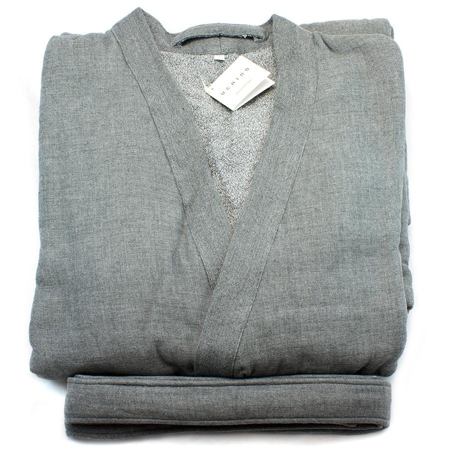 Uchino Sumi Gauze & Pile Kimono Bath Robe Bath Robe Uchino