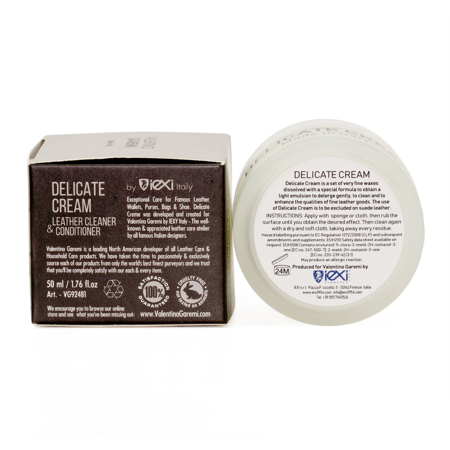 Valentino Garemi Delicate Leather Cream Leather Care Balm Valentino Garemi
