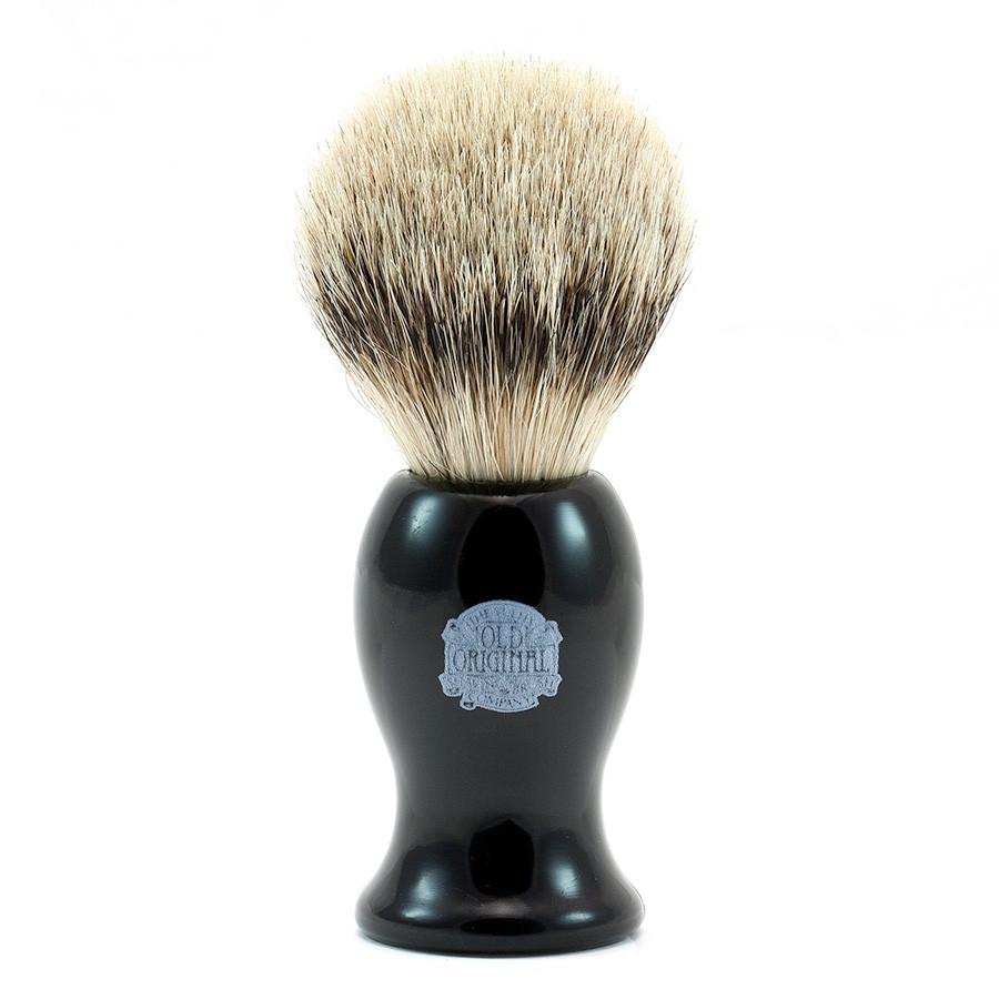 Vulfix 660S Large Super Badger Shaving Brush, Black Handle Badger Bristles Shaving Brush Vulfix