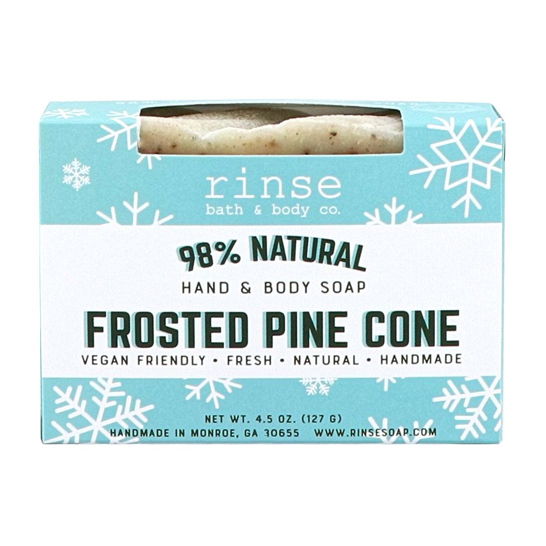 Rinse Bath & Body Co. Handmade Soap Body Soap Rinse Bath & Body Co Frosted Pine Cone Soap