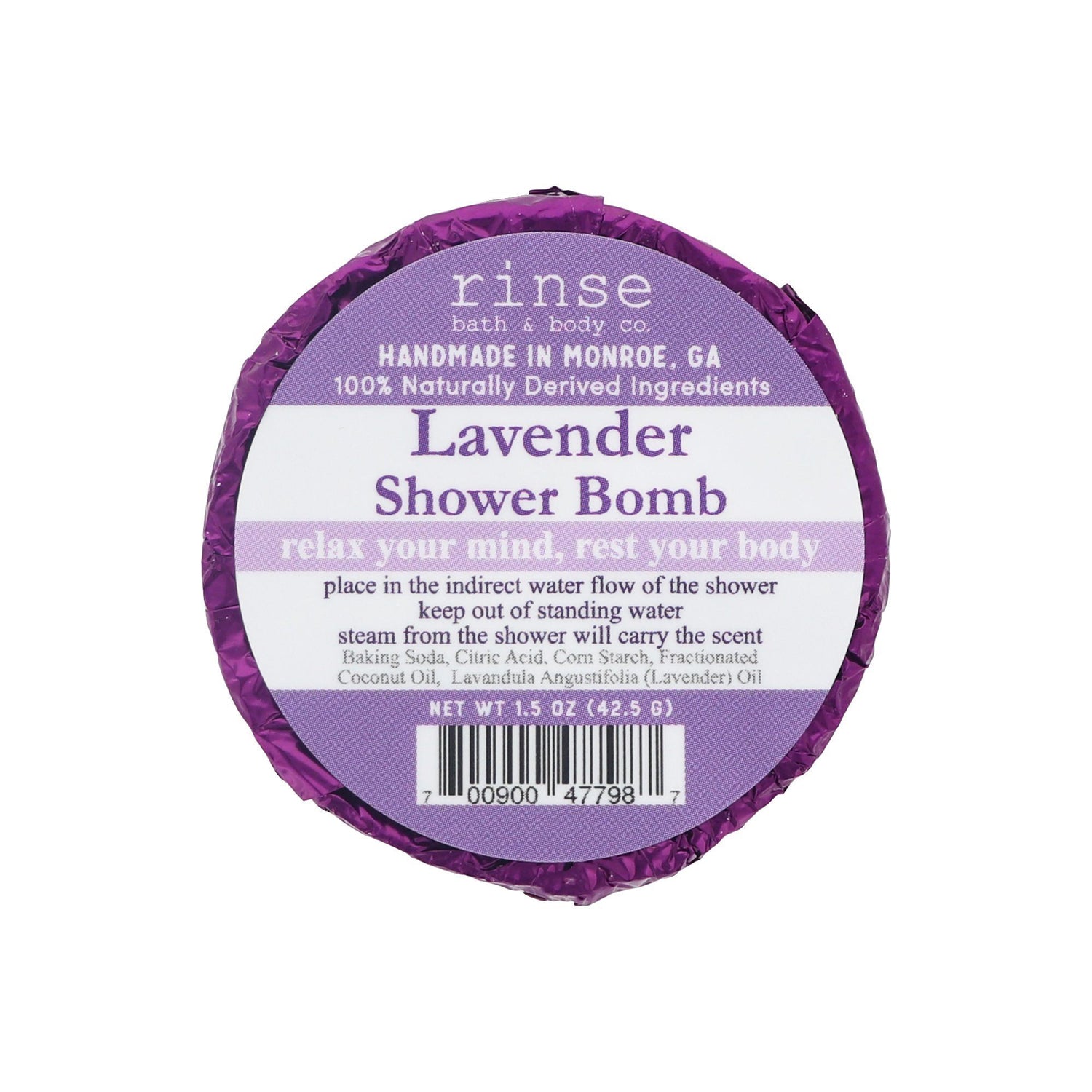 Rinse Bath & Body Co. Shower Bomb Bath Bombs Rinse Bath & Body Co Lavender