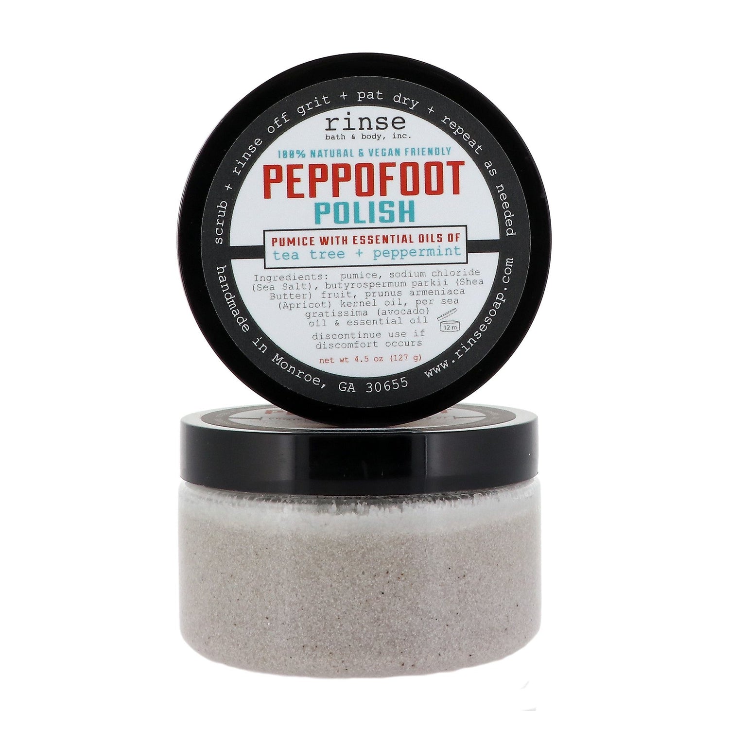 Rinse Bath & Body Co. Peppofoot Polish Foot Cream Rinse Bath & Body Co