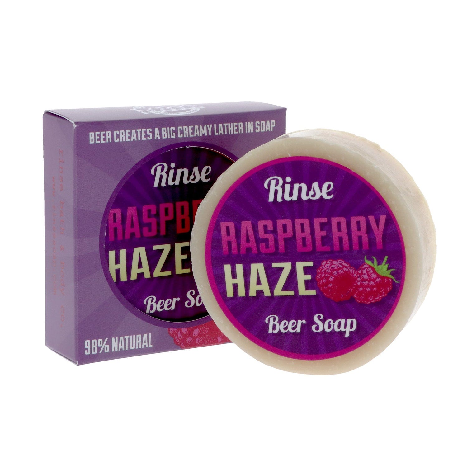 Rinse Bath & Body Co. Beer Soap Body Soap Rinse Bath & Body Co Raspberry Haze Beer