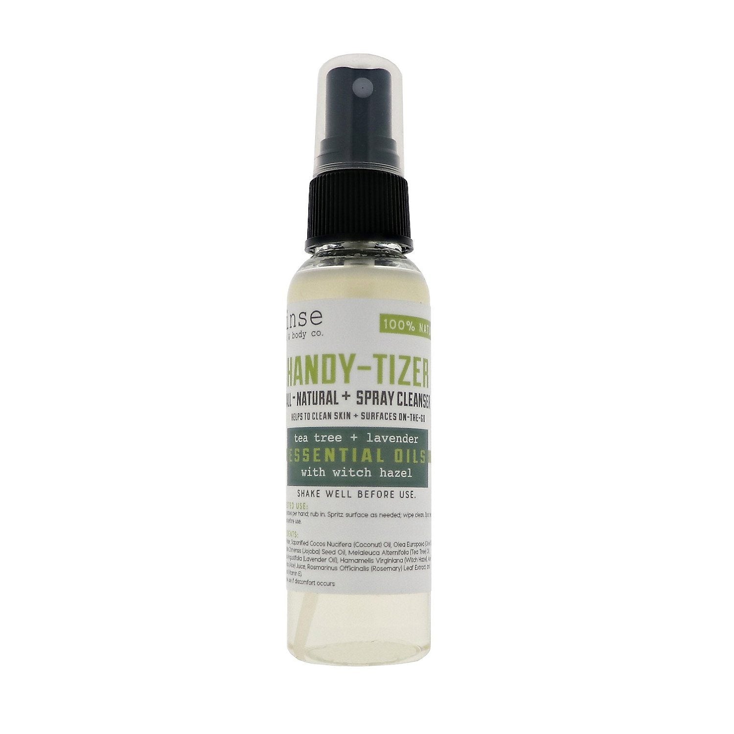 Rinse Bath & Body Handy-Tizer Hand Sanitizer Rinse Bath & Body Co Tea Tree & Lavender