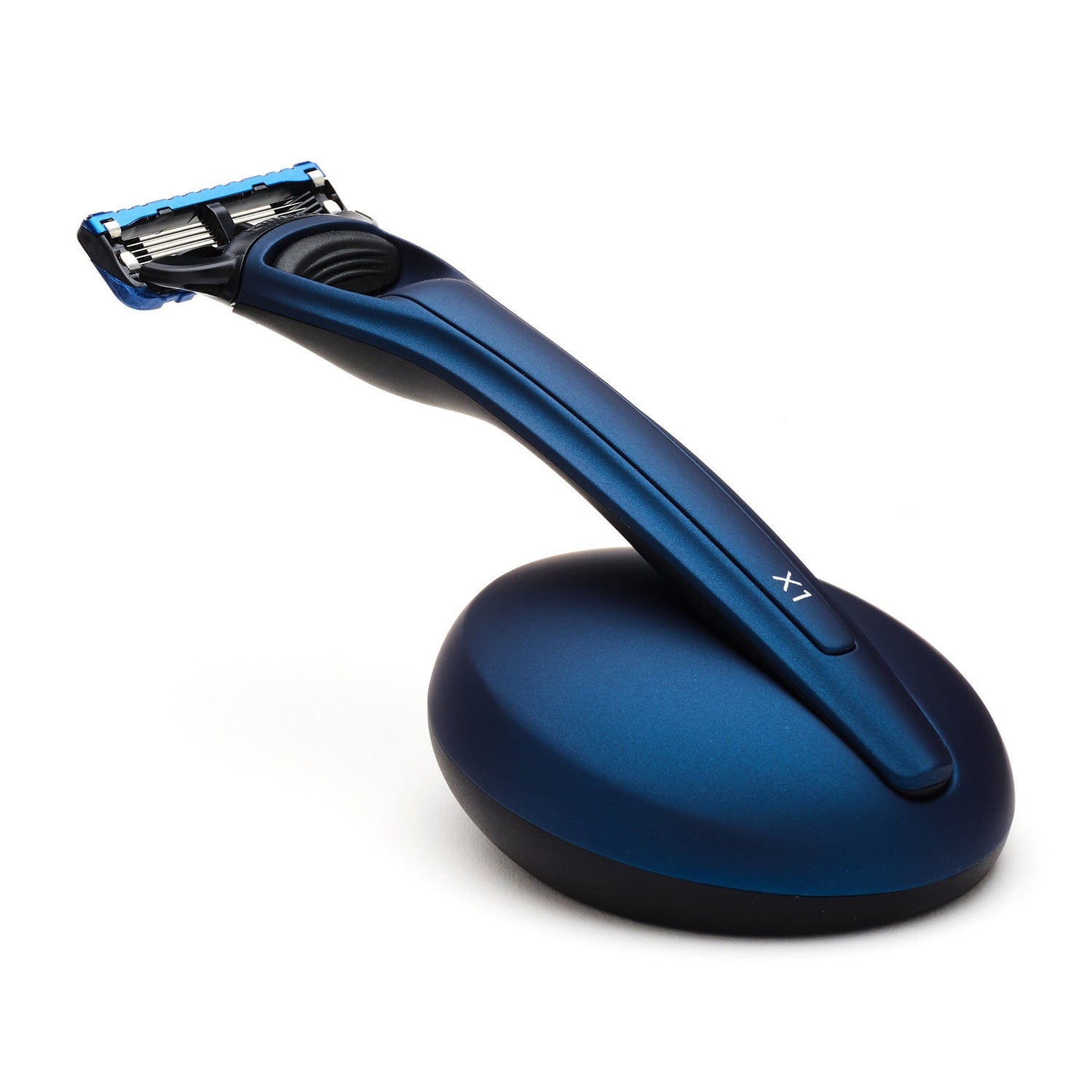 Bolin Webb X1 Matte Blue Razor and Stand Shaving Set Bolin Webb