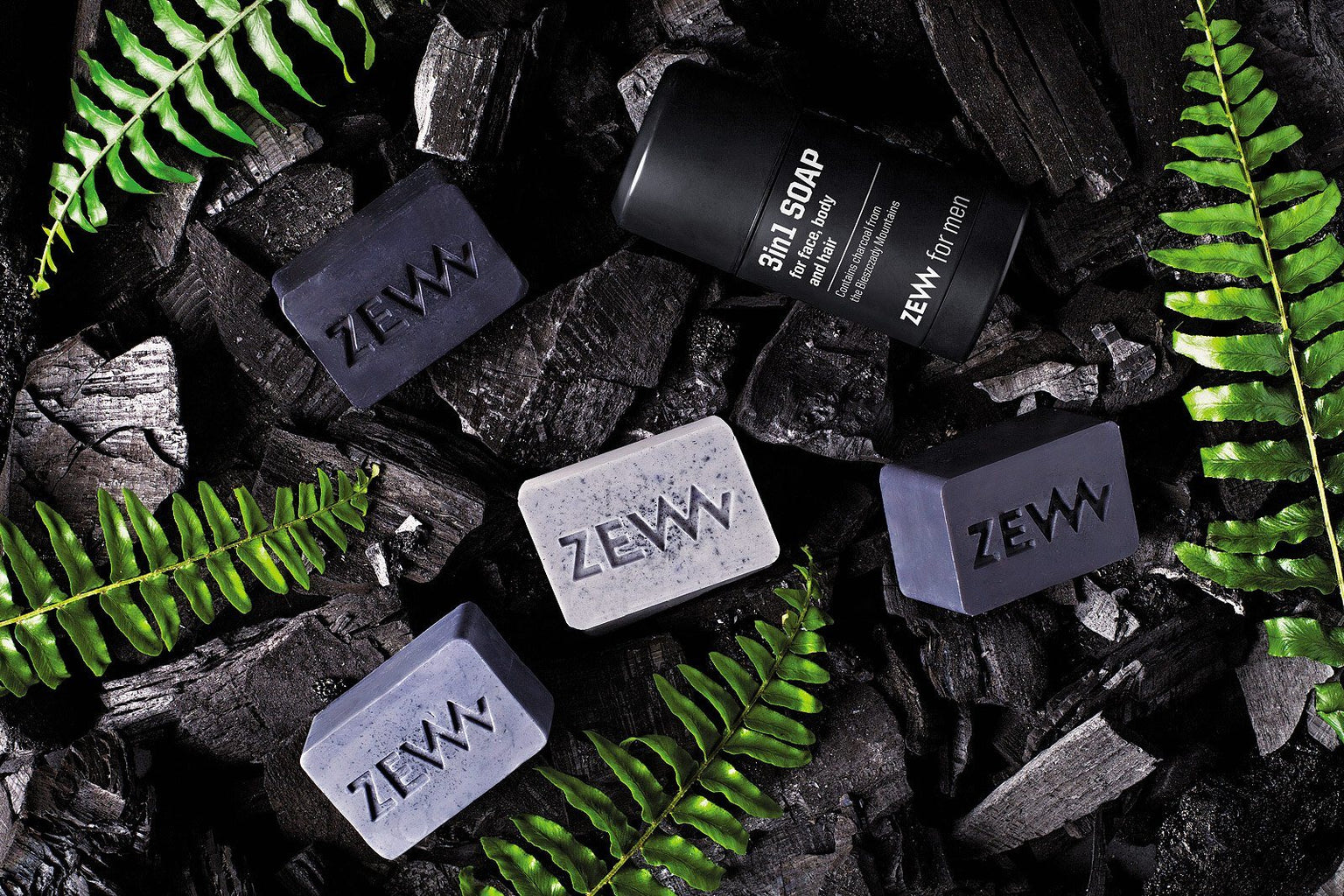 ZEW 3-in-1 Soap for Face, Body, and Hair Body Soap Zew for Men 