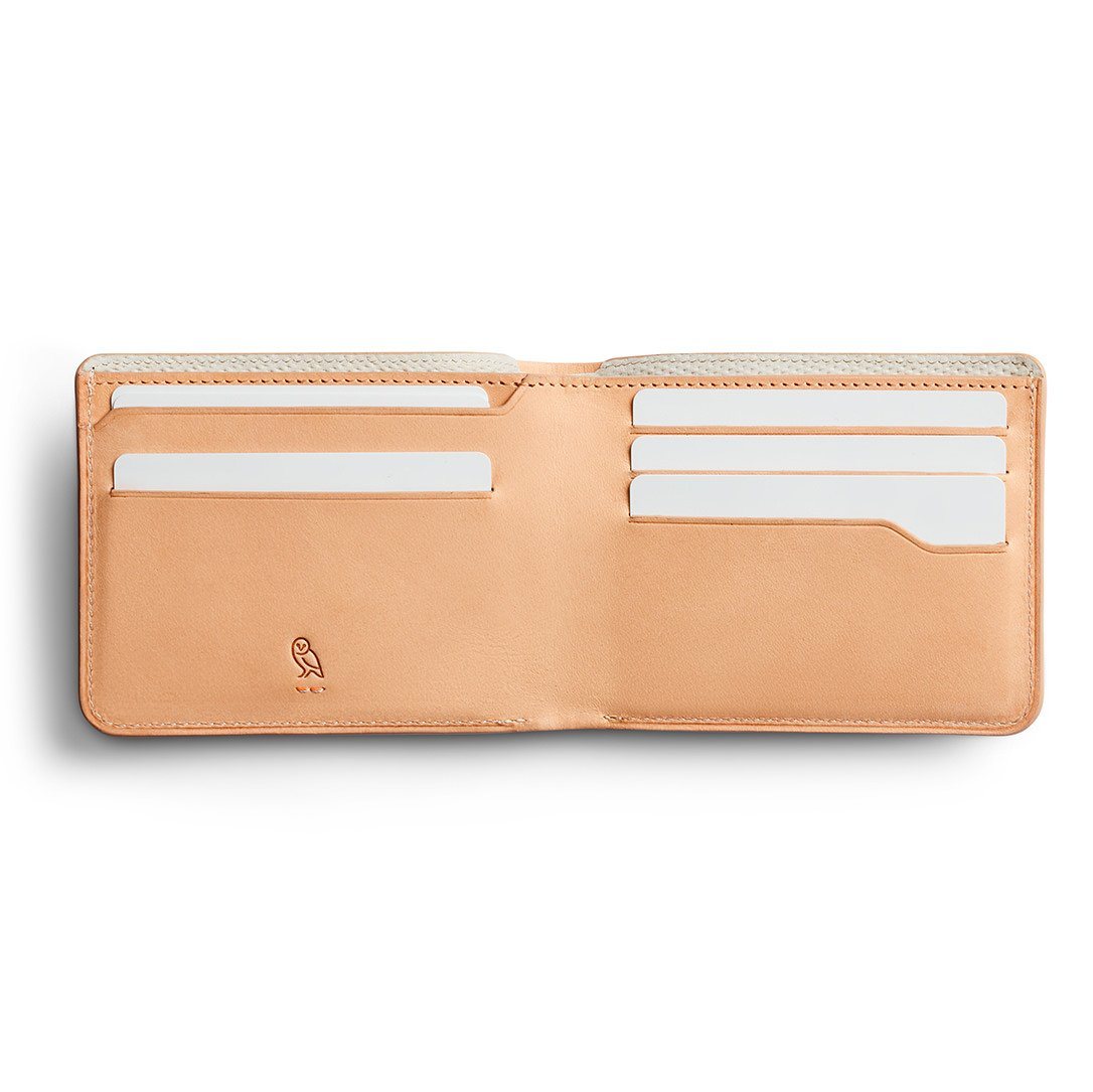 Bellroy Hide and Seek Slim Leather Wallet, Premium Edition Leather Wallet Bellroy LO Natural