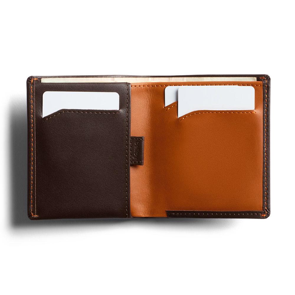 Bellroy Note Sleeve Leather Wallet Leather Wallet Bellroy Java Caramel Leather / RFID