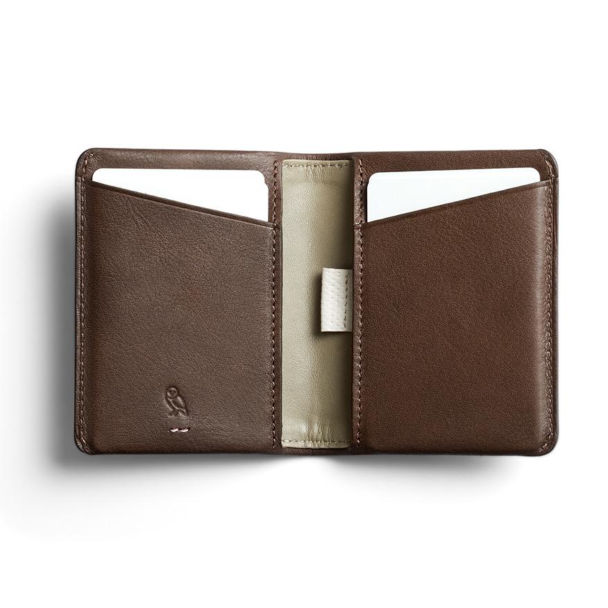 Bellroy Slim Sleeve Leather Wallet, Premium Edition Leather Wallet Bellroy Darkwood