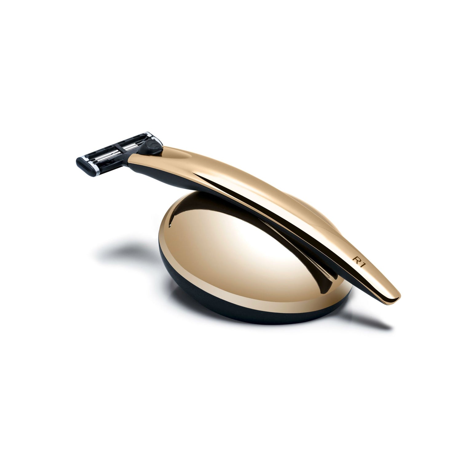 Bolin Webb R1 Prestige Mach3 24ct Gold Razor and Stand Set Shaving Set Bolin Webb