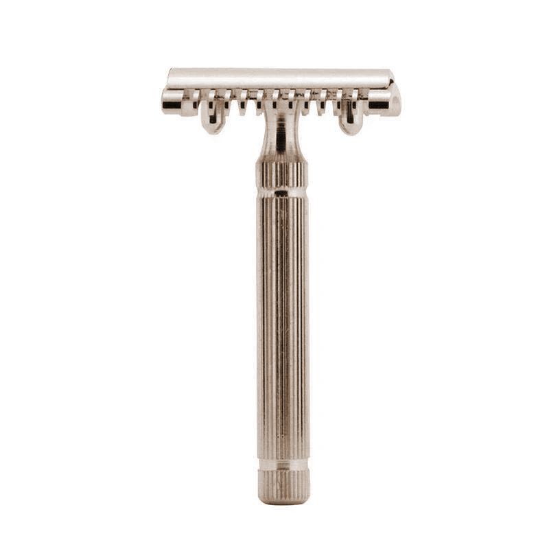 Fatip Piccolo Safety Razor Double Edge Safety Razor Fatip Nickel Open