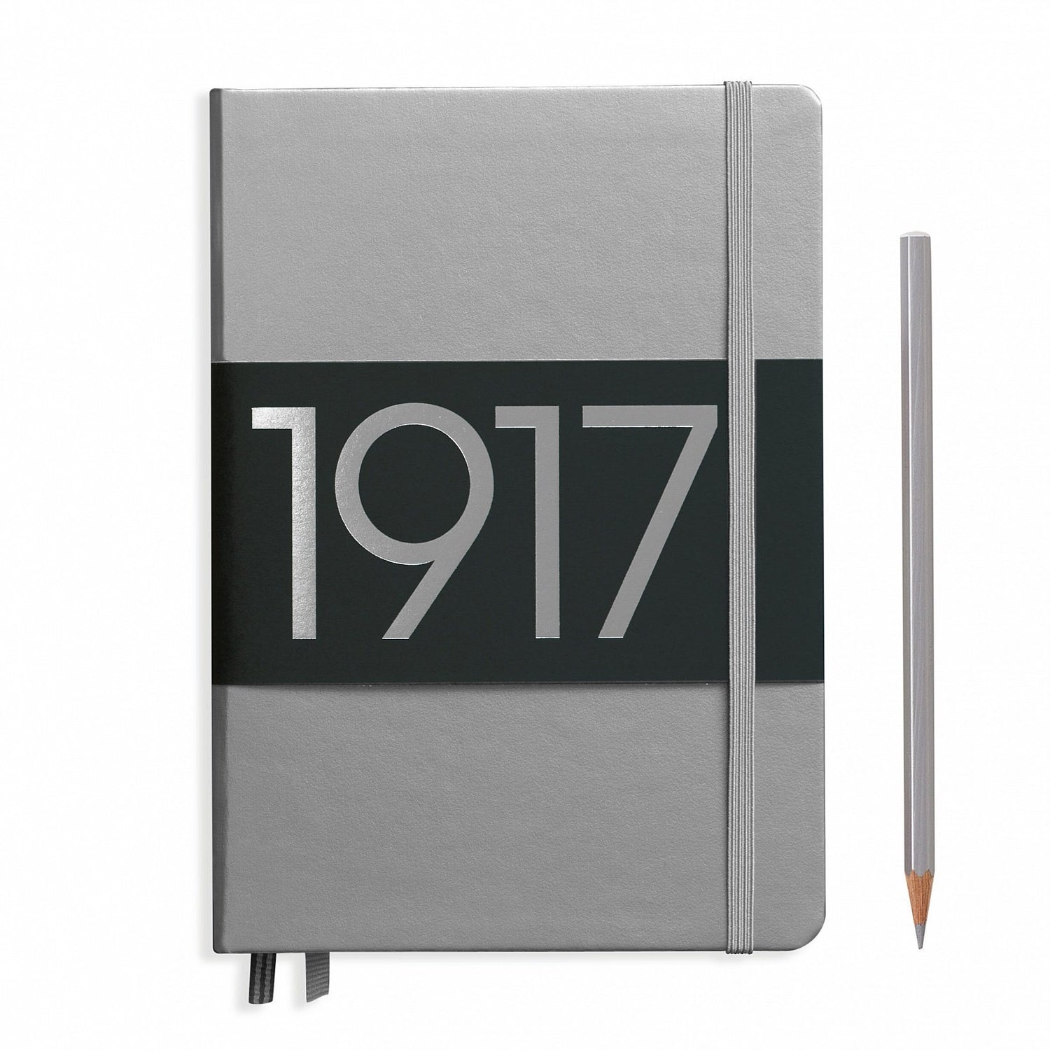 Leuchtturm1917 Special Edition Medium Hard Cover Notebook, Silver Notebook Leuchtturm1917