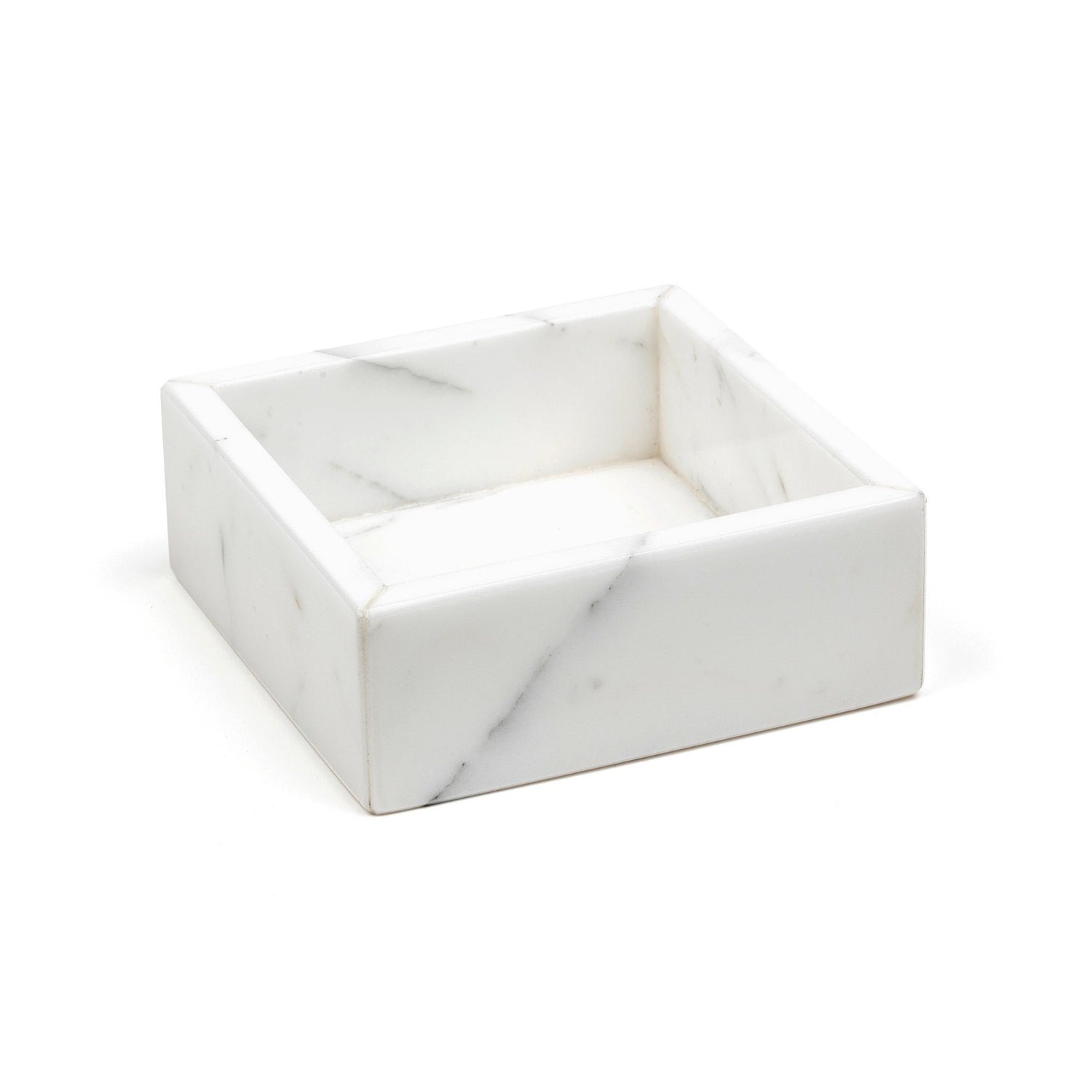 Fiammetta V Square Marble Guest Towel Tray Multipurpose Tray Fiammetta V