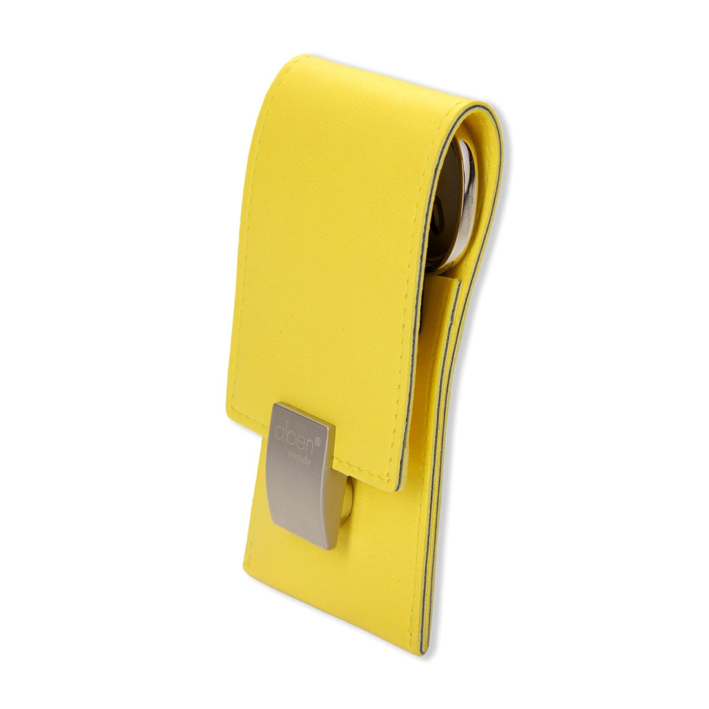 Alpen 3-Piece Manicure Set with Leather Case Manicure Set Alpen Yellow 