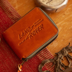 Red Canoe Land Rover Heritage Cowhide Leather Zip Wallet Wallets & Money Clips Red Canoe 