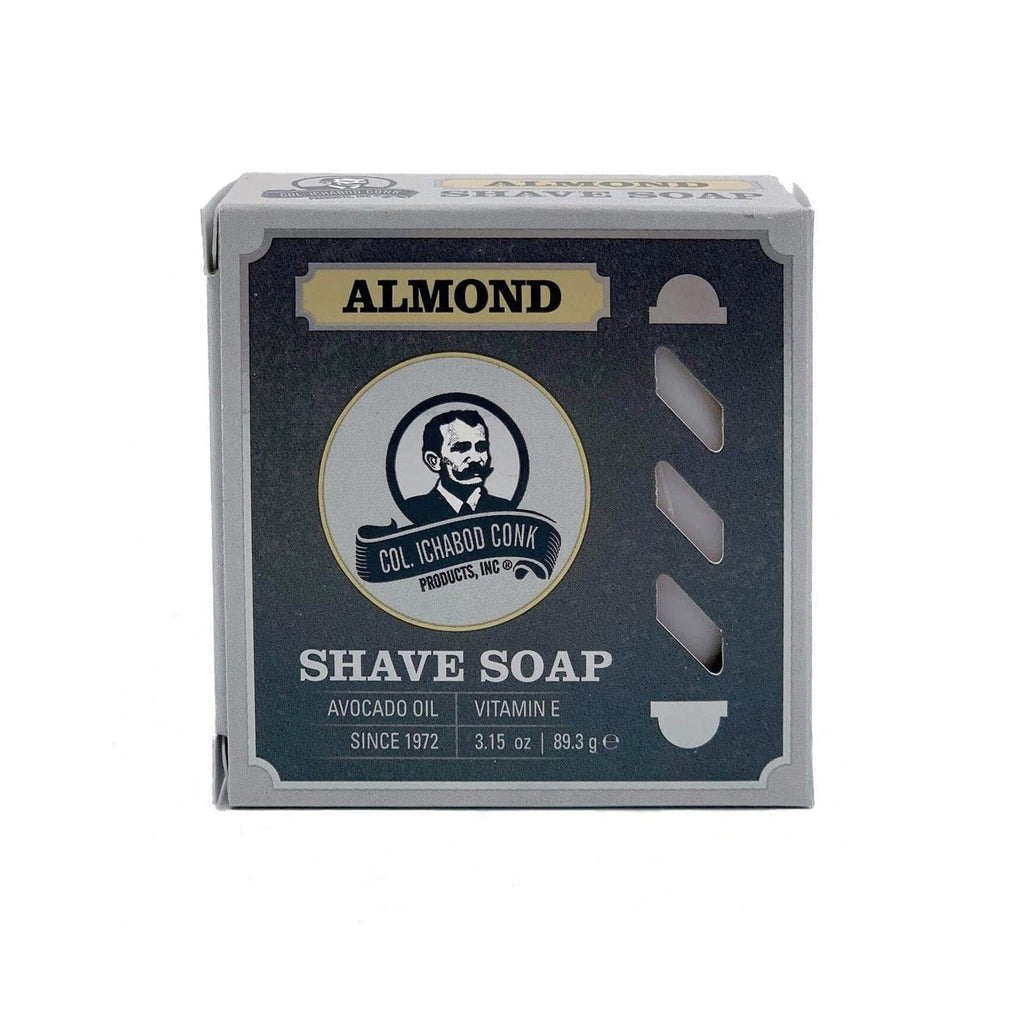 Col. Conk Almond Shaving Soap, Large Shaving Soap Col. Ichabod Conk 