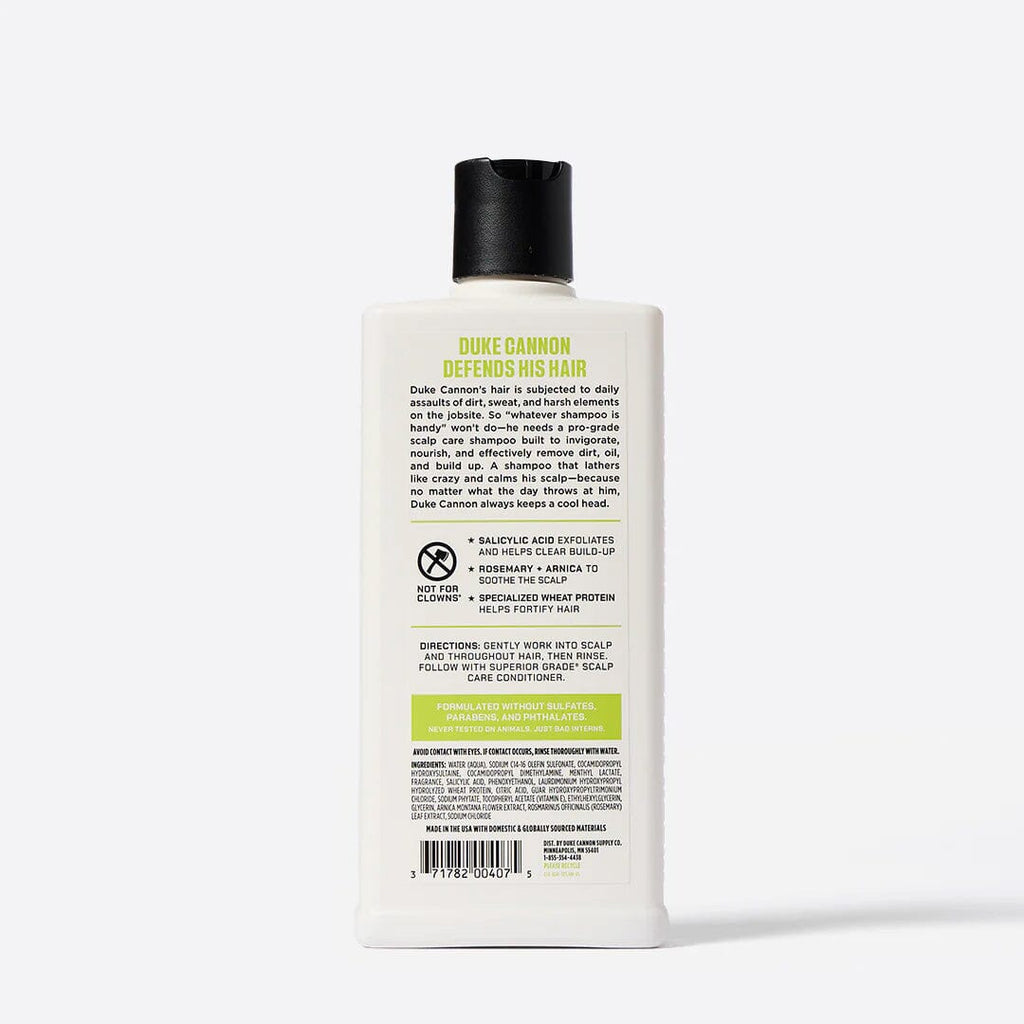 Duke Cannon Superior Grade® Scalp Care Men's Shampoo Duke Cannon Supply Co 