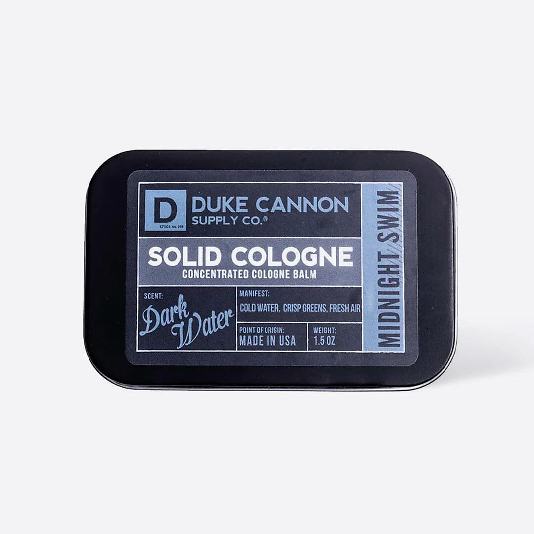 Duke Cannon Supply Co. Solid Cologne Men's Fragrance Duke Cannon Supply Co Midnight Swim - Sea Grass & Sandalwood 