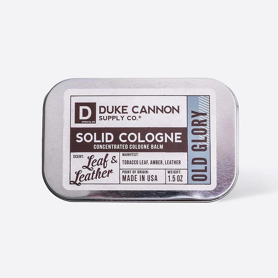 Duke Cannon Supply Co. Solid Cologne Men's Fragrance Duke Cannon Supply Co Old Glory - Leaf & Leather 
