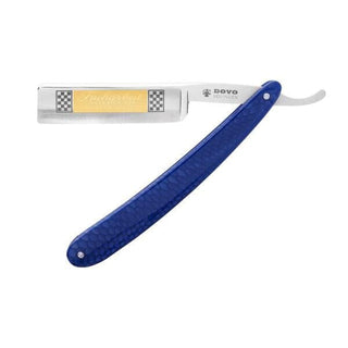 DOVO "THESIS BLUE" Straight Razor 6/8", Acrylic Handle. Straight Razor DOVO 