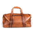Scratch and Dent Fendrihan Fendrihan Pebbled Leather Travel Bag, Cognac (Broken Handle Snap Buckle) 