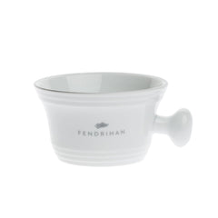 Scratch and Dent Fendrihan Fendrihan Porcelain Shaving Mug, Grey (Faded Hand-Painted Rim, Minor Surface Imperfections)) 
