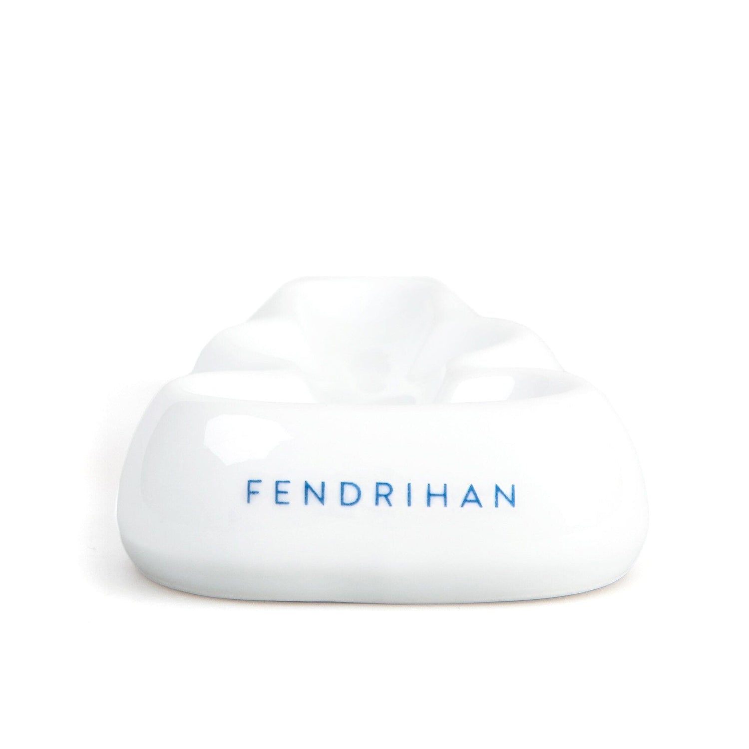 Scratch and Dent Fendrihan Fendrihan Porcelain Safety Razor Holder, Dark Blue (Minor Chips Underneath/Rough Bottom) 