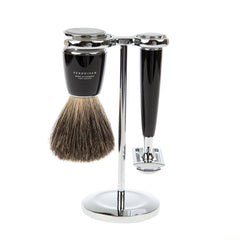 Scratch and Dent Fendrihan Fendrihan 3-Piece Shaving Set with Safety Razor and Pure Badger Brush (Missing Brush - Stand & Razor ONLY) 